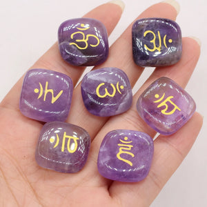 Amethyst Square Bead for Jewelry Making DIY Accessories