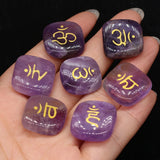Amethyst Square Bead for Jewelry Making DIY Accessories