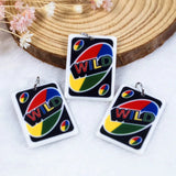 14Pcs Poker Game Card Charms Flatback Resin Crafts for DIY