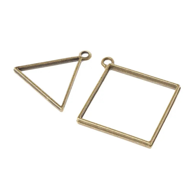 14Pcs Geometric Shape Metal Frame Set for Epoxy Resin
