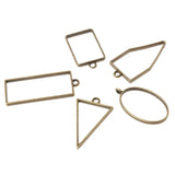 14Pcs Geometric Shape Metal Frame Set for Epoxy Resin