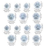 14Pcs Cat Paws Silicone Epoxy Mold DIY Keychain Pendant Jewelry Crafting Mould