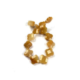 14Pcs Natural Stone Beads Semi-precious Flower Loose Beads DIY Jewelry