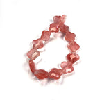 14Pcs Natural Stone Beads Semi-precious Flower Loose Beads DIY Jewelry