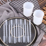 14Pcs Resin Mixing Cups Set with 100ml Measuring Cups and Plastic Droppers