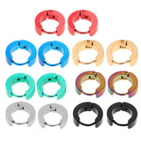 14Pcs Small Round Hoop Huggie Sleeper Stud Earrings Hippy Jewelry