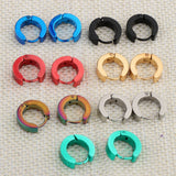 14Pcs Small Round Hoop Huggie Sleeper Stud Earrings Hippy Jewelry