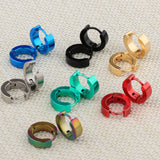 14Pcs Small Round Hoop Huggie Sleeper Stud Earrings Hippy Jewelry