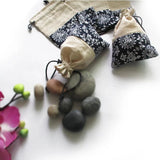 Chinese Style Fabric Drawstring Pouch 10pcs/lot Linen Jewelry Bag