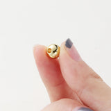 14k/18k 2-6mm Smooth Round Brass Beads for DIY Jewelry Making