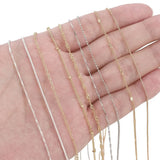 14k/18k Plated Lock Bone Chain Fine Chain, Fashionable Commuting Style
