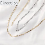 14k Bright Long Chain Necklace DIY Hand Jewelry Material