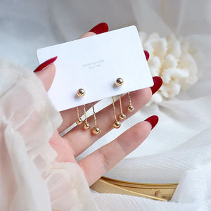 14k Electric Plated Tassels Earrings For Women