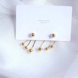 14k Electric Plated Tassels Earrings For Women