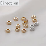 14k Zircon Beads for DIY Bracelet Necklace Earrings