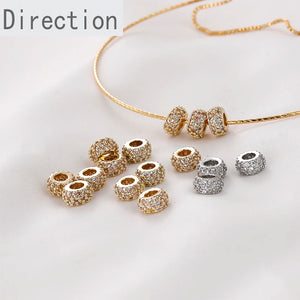 14k Zircon Beads for DIY Bracelet Necklace Earrings