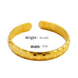 14k Heart Sutra Bracelet Bangle Fine Jewelry