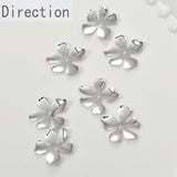14k Retention Small Flower Petal Copper Bracelet Necklace Pendant Material
