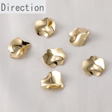 14k Copper Plated Real Rose Petals Ginkgo Leaf DIY Jewelry Material