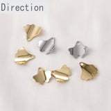 14k Copper Plated Real Rose Petals Ginkgo Leaf DIY Jewelry Material
