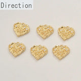 14k Copper Butterfly Zircon Pendant for DIY Jewelry