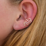 14k Filled Love Heart Clip Earrings Romantic Jewelry