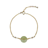 Real Jade Gemstone Bracelet for Women - Fine 14k Jewelry