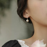 14k Real Pearl Earrings for Wedding Party Gift