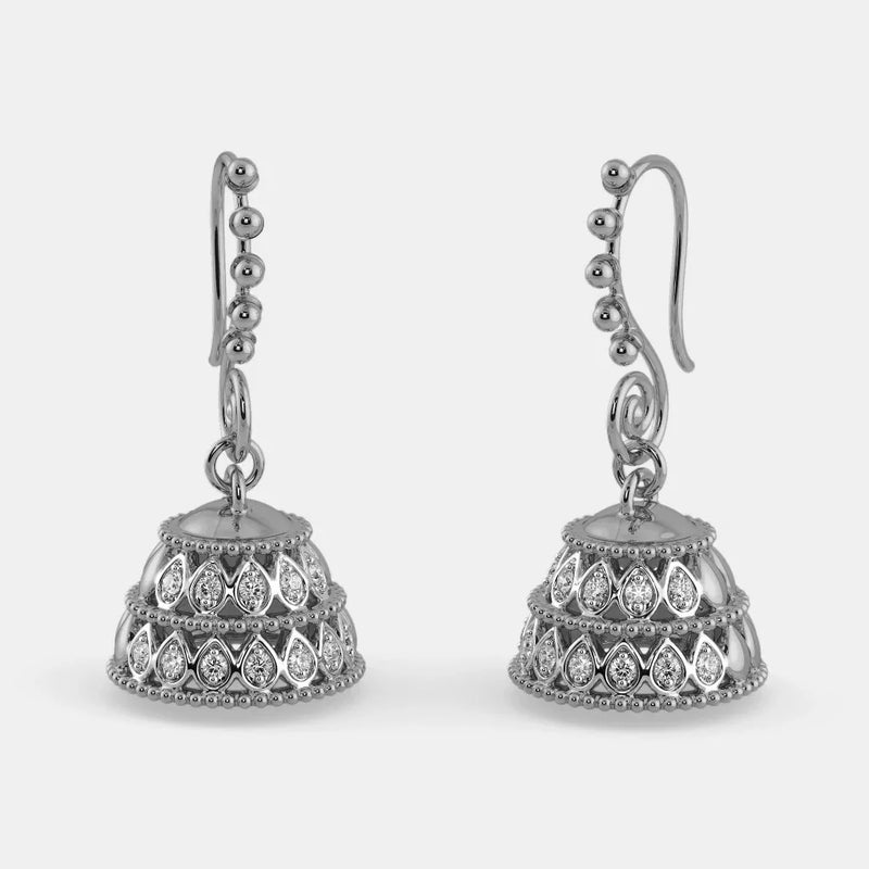 14k Real Gold Earrings for Women - Wedding Party Accessories