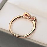 14k Crystal Wedding Diamond Ring for Women Sterling Silver Jewelry