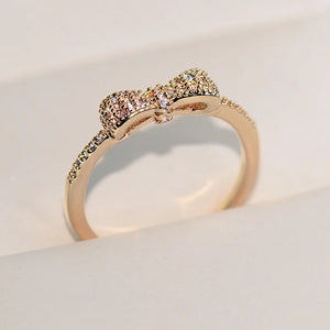 14k Crystal Wedding Diamond Ring for Women Sterling Silver Jewelry