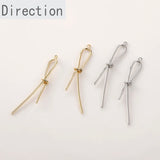 14k Long Knot Copper Plated Pendant DIY Accessories