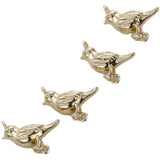 14k Mini 3D Double Hanging Bird Pendant DIY Jewelry Material