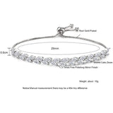 14k Plated Double Row Zirconia Crystal Bracelet