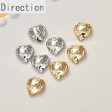 14k Plated Zircon Love Peach Heart Pendant