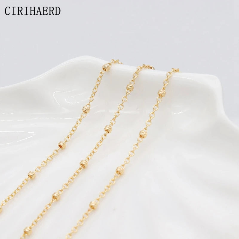 14k Plated Chain DIY Jewelry Accessories Necklace Making Supplies