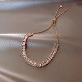 14k Plated Zircon Bracelet for Women - Elegant and Sparkling Jewelry