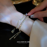 14k Plated Wave Bracelet for Women Holiday