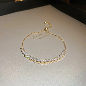 14k Plated Wave Bracelet for Women Holiday