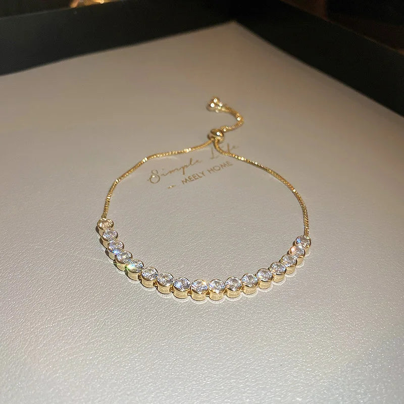 14k Plated Wave Bracelet for Women Holiday