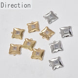14k Plated Star Zircon Pendant for Jewelry Making