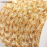 14k Plated Women's Chain DIY Necklace Jewelry Making Supplies