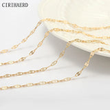 14k Plated Women's Chain DIY Necklace Jewelry Making Supplies