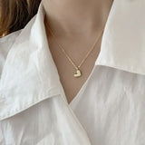 Heart Pendant Necklace 925 Sterling Silver Chain Women Bling Fine Jewelry