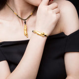 14k Tiger Pendant Bracelet Necklace for Men Female