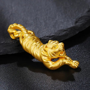 14k Tiger Pendant Bracelet Necklace for Men Female