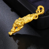 14k Tiger Pendant Bracelet Necklace for Men Female