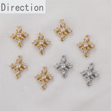 14k Zircon Leaf Flower Pendant Jewelry Accessories