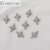14k Zircon Leaf Flower Pendant Jewelry Accessories
