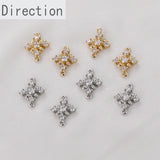 14k Zircon Leaf Flower Pendant Jewelry Accessories